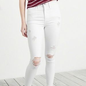 Hollister White Jeans